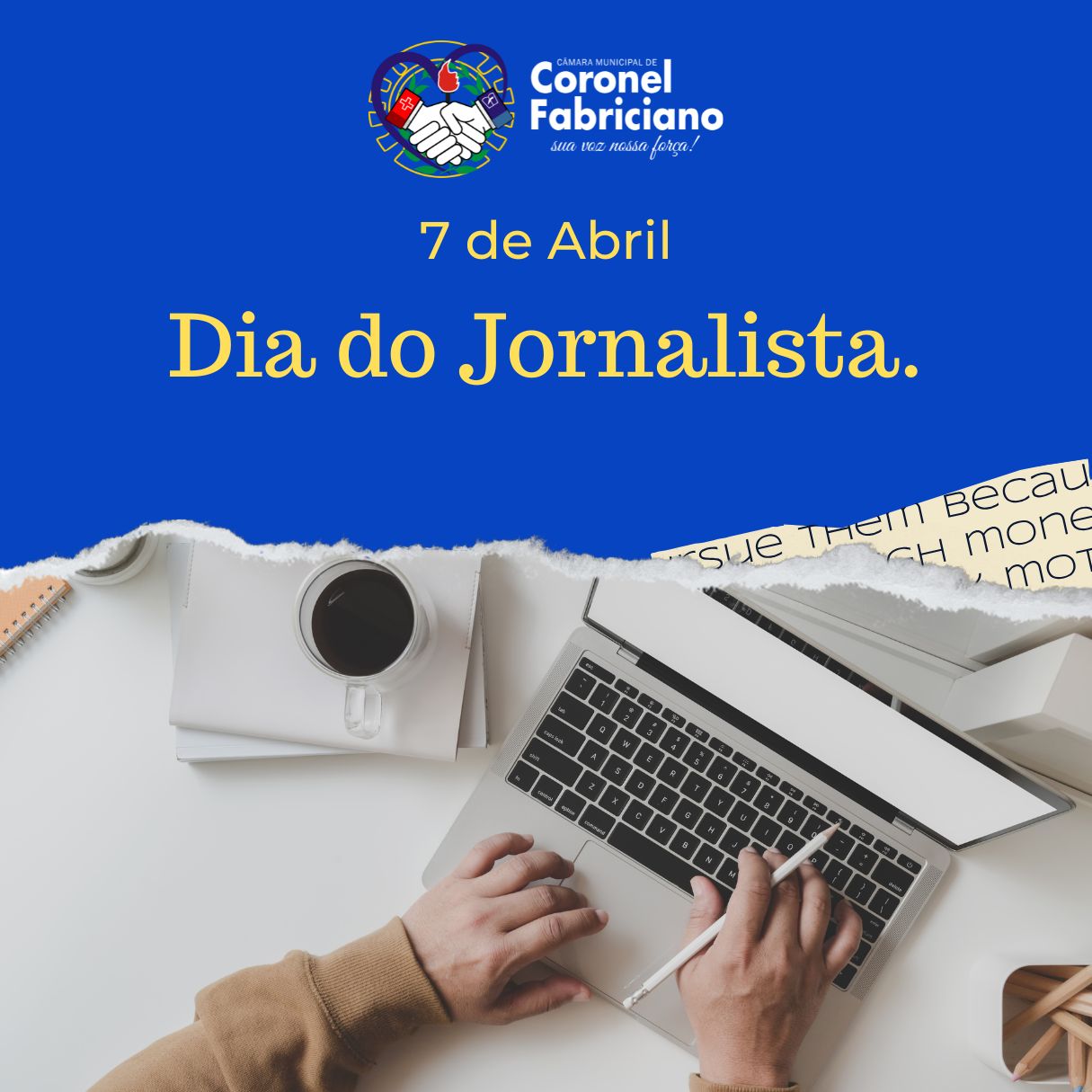 07 de abril |Dia do Jornalista