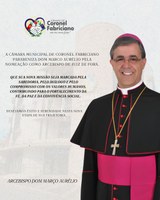  Câmara de Coronel Fabriciano parabeniza Dom Marco Aurélio por nomeação como Arcebispo de Juiz de Fora