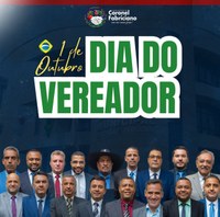 Dia do Vereador: uma homenagem ao poder mais próximo do povo