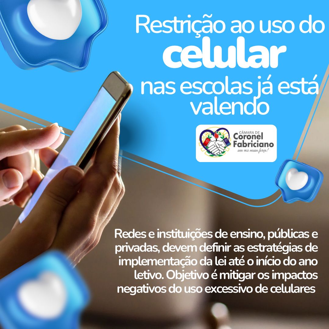 Governo Federal proíbe uso de celulares nas escolas. Restrição já está valendo