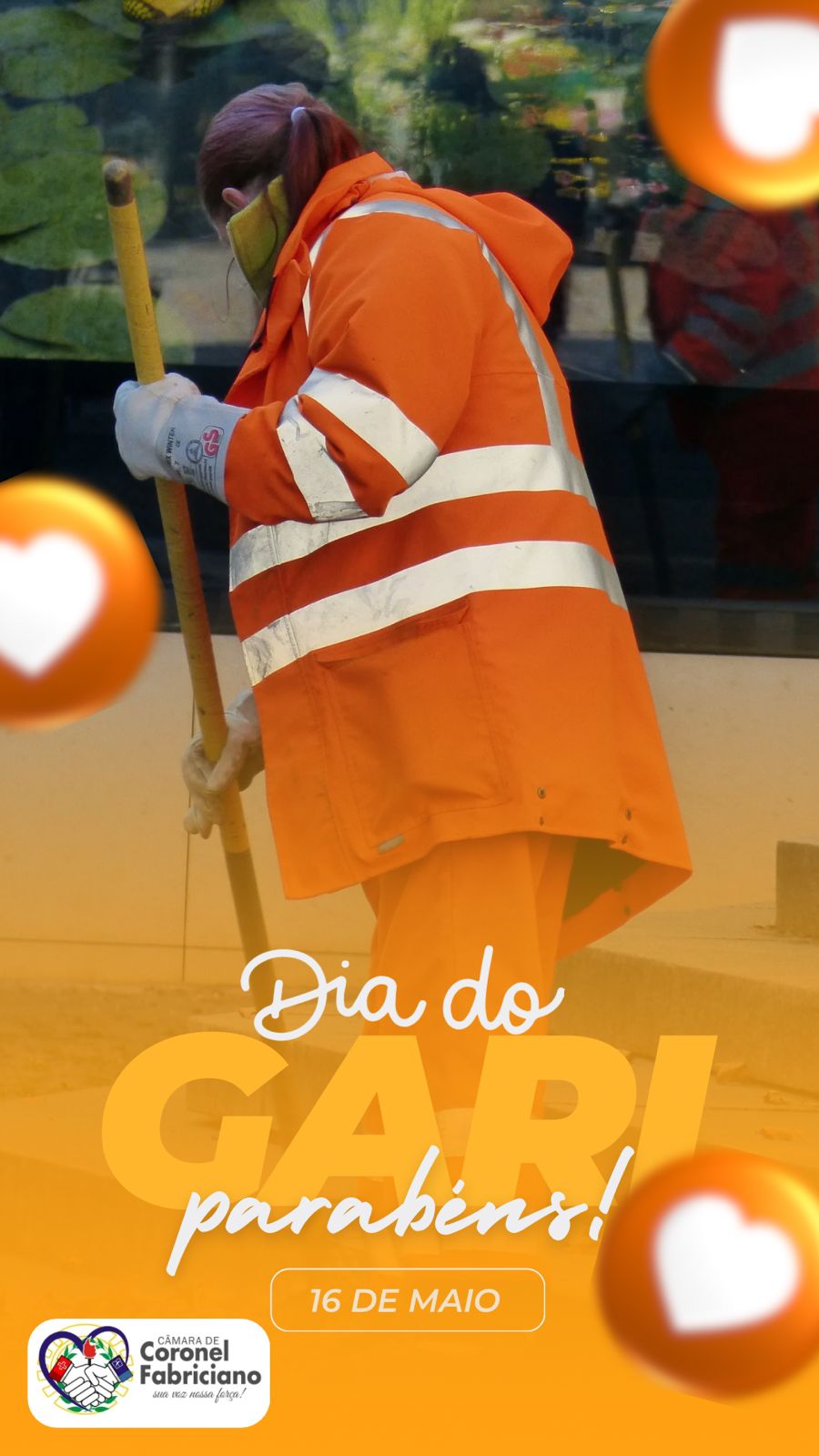 Homenagem ao Dia do Gari – 16 de Maio