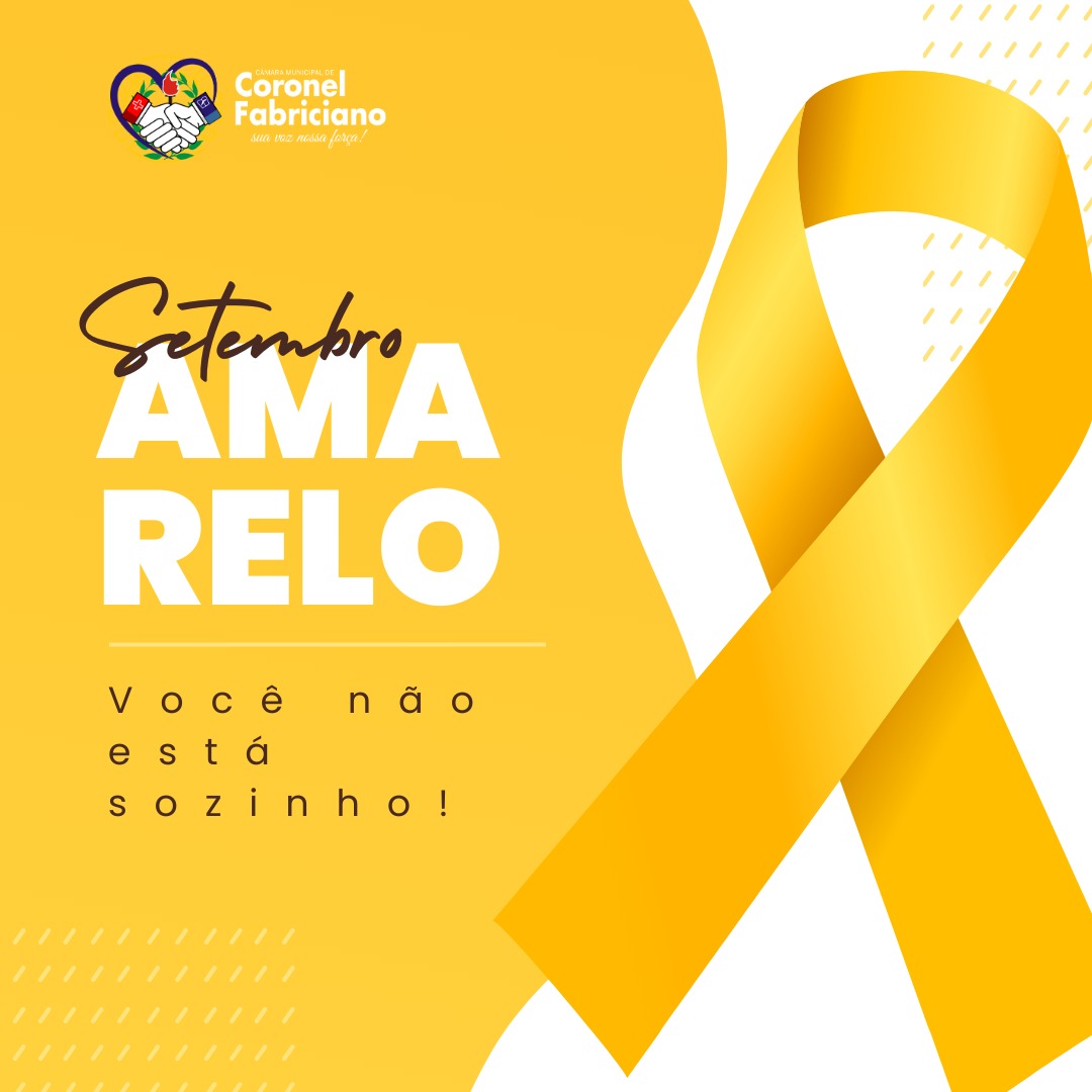 Setembro Amarelo: um mês para falar de vida, acolher e cuidar